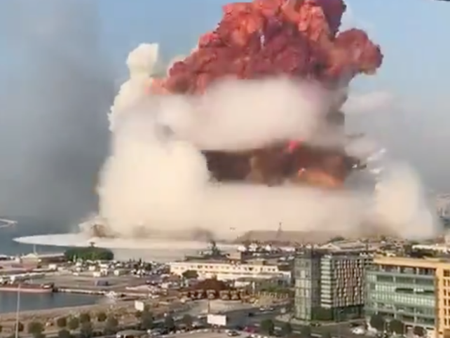Bejrut: Oko 2.750 tona amonij nitrata bilo na mjestu eksplozije