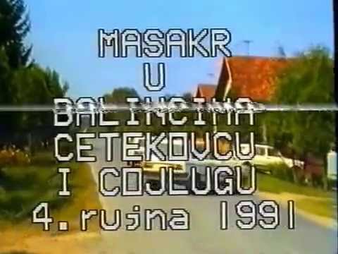 4. RUJNA 1991. – KRVAVI ČETNIČKI PIR U ČETKOVCU, BALINCIMA I ČOJLUGU