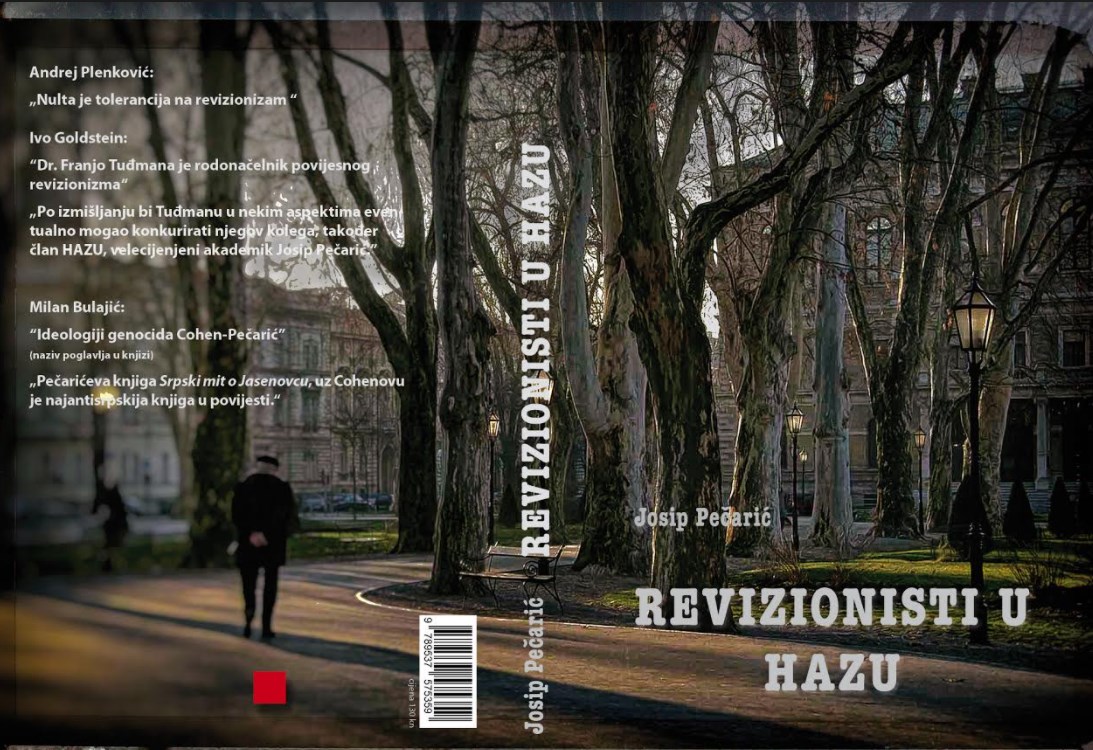Pozivamo Vas na predstavljanje knjige akademika Josipa Pečarića: REVIZIONISTI U HAZU  