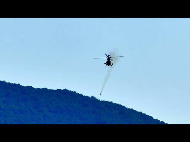 (FOTO/VIDEO)Provedena bojeva gađanja i raketiranja iz helikoptera Kiowa Warrior