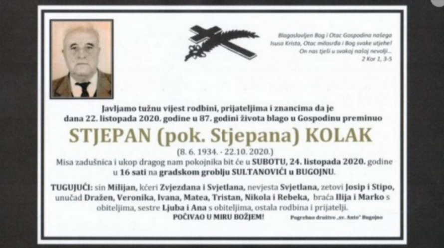 STRAVIČAN ZLOČIN U travničkoj bolnici preminuo hrvatski učitelj nakon što je pretučen u svome domu