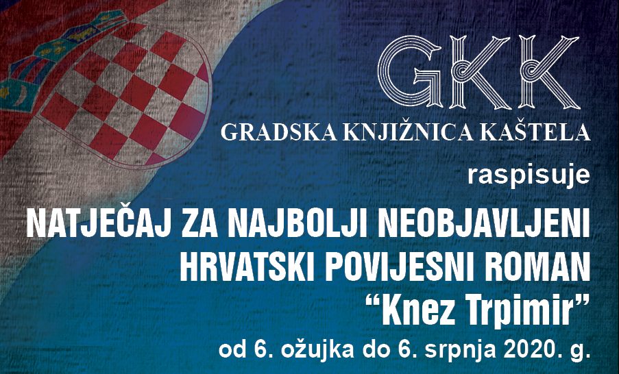 Gradska knjižnica Kaštela: Roman Sjaj neotkopane krune dobitnik je Književne nagrade Knez Trpimir za najbolji neobjavljeni hrvatski povijesni roman 2020. 