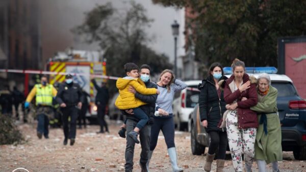 CALLE TOLEDO  Velika eksplozija u Madridu, uništen dom za starije osobe