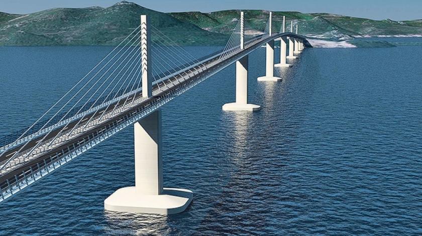 Postavljeno je više od polovice Pelješkog mosta – 52 posto dužine