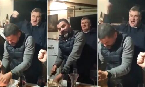 VIDEO: Milanović pjevao i plesao u konobi u Glavicama: ‘Slavili smo rođendan u zavičaju’
