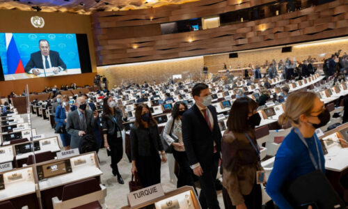 Pogledajte što se dogodilo na konferenciji Ujedinjenih naroda nakon pojavljivanja Lavrova na ekranu