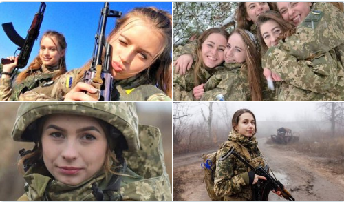 Ukrajinske vojnikinje poslale poruku Rusima: Slava Ukrajini, smrt neprijateljima!