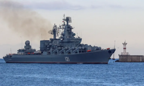 SAD vjeruje da su potopljeni brod Moskva pogodile dvije ukrajinske rakete