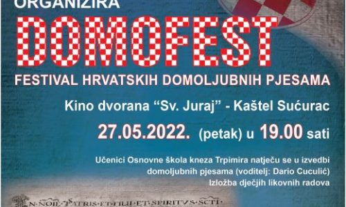 Dan državnosti RH: DOMOFEST – prvi kaštelanski festival domoljubnih pjesama