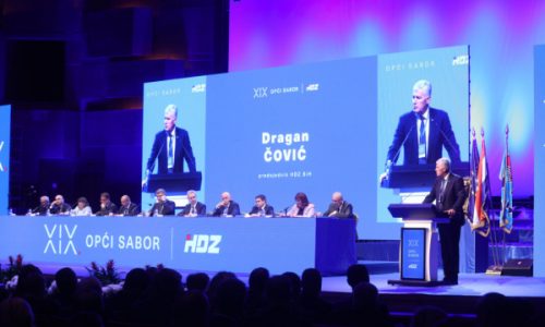 PREDSJEDNIK HDZ BIH  ČOVIĆ NA SABORU HDZ-A: Hrvata u BiH i dalje je više od 15 posto, treba ih zaštiti od svih ugroza