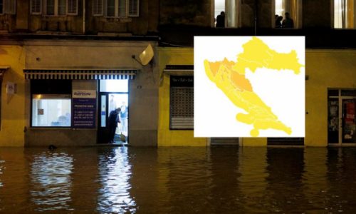Upaljen narančasti meteoalarm za dio Hrvatske: Očekuju se obilnije kiše, moguće i bujice