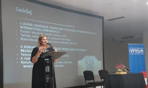 DR. VESNA HALUGA: Tradicionalno tetoviranje Hrvata u BiH je jedinstven fenomen u svijetu