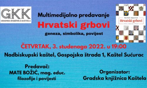 Multimedijalno predavanje „Hrvatski grbovi – geneza, simbolika, povijest“