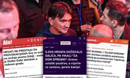 BURNE REAKCIJE/Srpski mediji o Dalićevom dočeku u Livnu: Nova sramota Hrvata