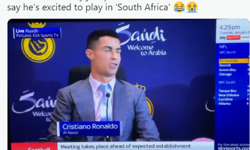 Ronaldo predstavljen u Al Nassri i odmah napravio gaf, rekao da je došao u Južnu Afriku