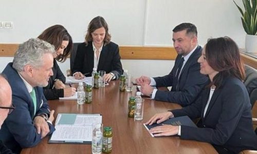 ŠEFA IZASLANSTVA EU/ Sattler čestitao ministrici Bošnjak i poželio napredak BiH ka EU
