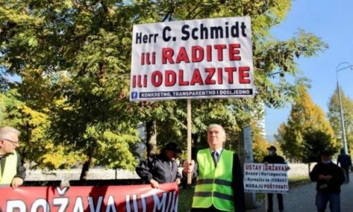 Novi prosvjedi pred OHR-om u ponedjeljak, valjda nitko neće pozivati na trpanje Hrvata u vagone