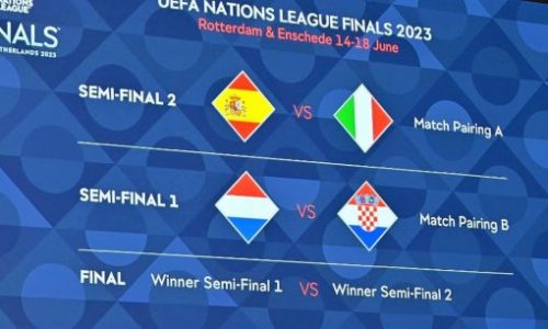 Liga nacija 2023/Hrvatska igra Final Four, raspored utakmica