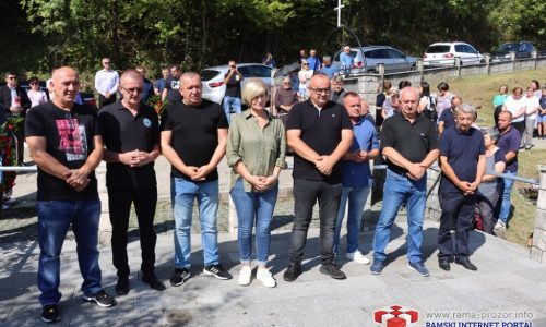 PROZOR-RAMA/Na Hudutskom obilježena 30. obljetnica zločina Armije BiH nad pripadnicima HVO-a