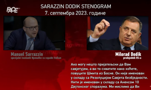 Face TV objavio stenogram razgovora Sarazzina i Dodika: Koju valutu planirate uvesti kada se otcijepite?. -Rublju…