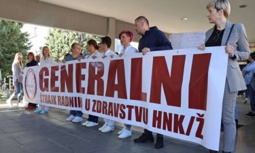 HNŽ/Generalni štrajk zdravstvenih radnika, Sindikat pozvao Vladu da spriječi kolaps zdravstva