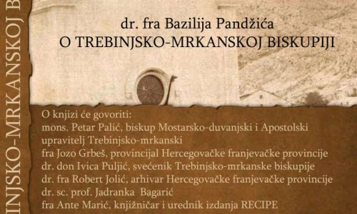 U ponedjeljak predstavljanje knjige ‘O Trebinjsko-mrkanskoj biskupiji’