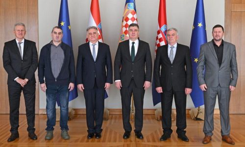 Milanović razgovarao s predstavnicima udruga dragovoljaca i veterana HVO-a iz Brčko distrikta u BiH