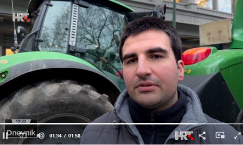 Masovni prosvjedi poljoprivrednika u Europi, traktori stigli i u Bruxelles