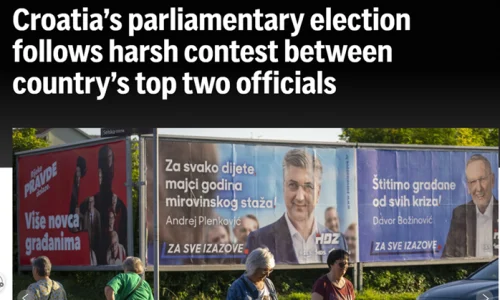 Associated Press o izborima u RH: “Prijeti jačanje proruskog utjecaja u Hrvatskoj”