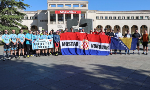 Iz Mostara za Vukovar krenula 12. po redu Biciklistička karavana prijateljstva Mostar- Vukovar
