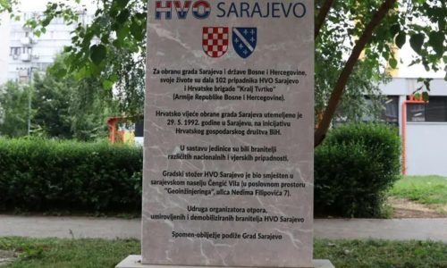 Sarajevska Vlada uklonila HVO s popisa udruga, zaustavila financiranje