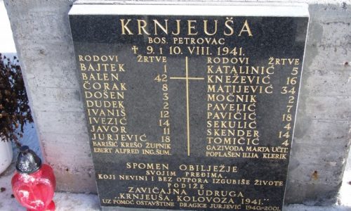 Četnici su u župi Krnjeuši u kolovozu 1941. pobili župnika i blizu 300 Hrvata katolika, biskup Majić služit će misu 9. kolovoza