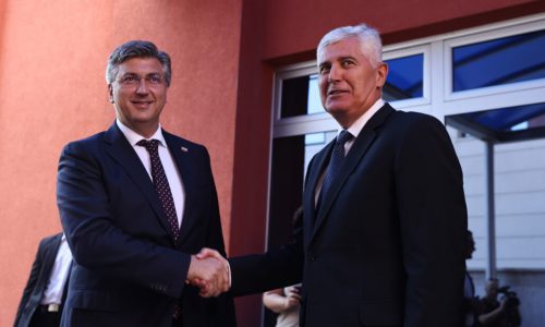 Čović – Plenković: U Mostaru sastanak izaslanstava HDZ BiH i HDZ RH