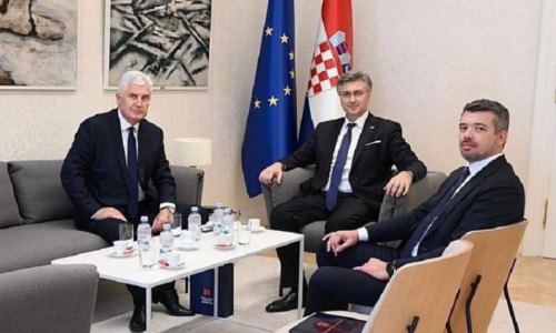 ČOVIĆ S PLENKOVIĆEM: Izmjena Izbornog zakona i zaštita prava Hrvata ostaju prioriteti