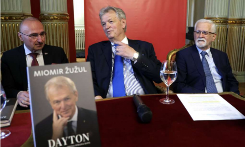 Predstavljena knjiga Miomira Žužula “Dayton: Diplomacija – druga strana rata”