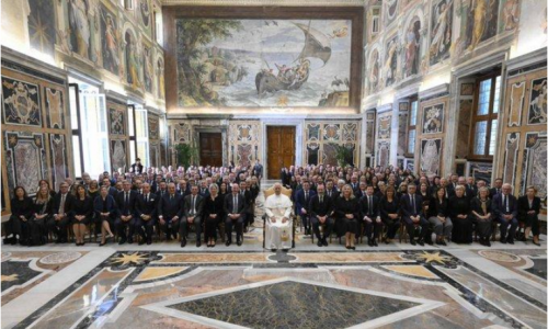 Europarlamentarka Željana Zovko na audijenciji kod Pape Lava XIV.