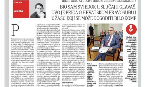 Ivica Šola: Sudski proces Glavašu montiran, ključni monter Šeks, duboka država i pravosuđe „pokazuju duboki antihrvatski karakter“